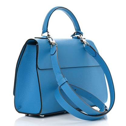 Moynat Carat Calfskin Rejane PM Sky Blue 3 of 17