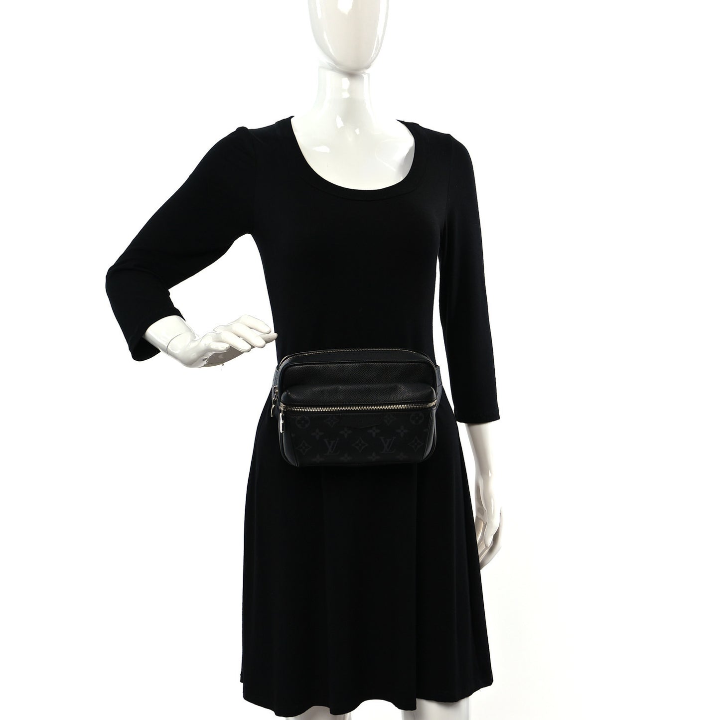 Taiga Monogram Outdoor Bumbag Black