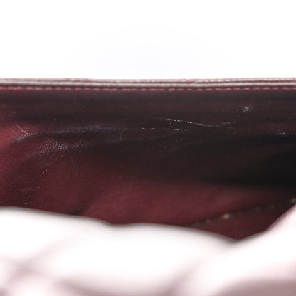Chanel Caviar Quilted Clutch With Chain Flap Burgundy 11 of 13
