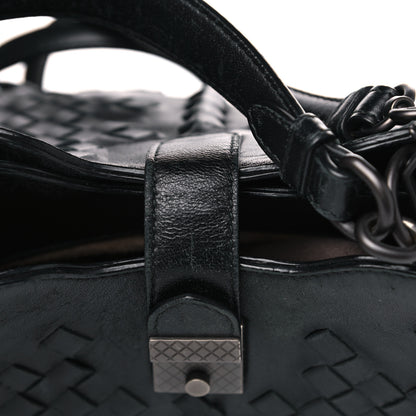 Bottega Veneta Calfskin Intrecciato Bag Black 17 of 17