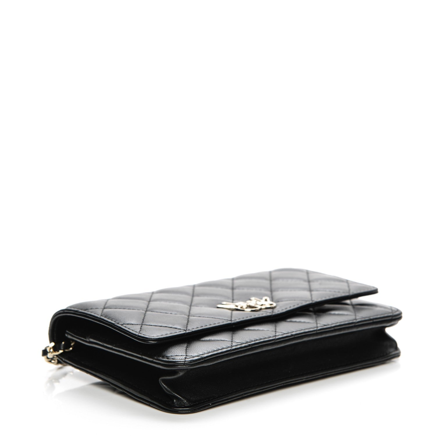 Chanel Lambskin Quilted Emoticon Wallet On Chain WOC Black 4 of 8