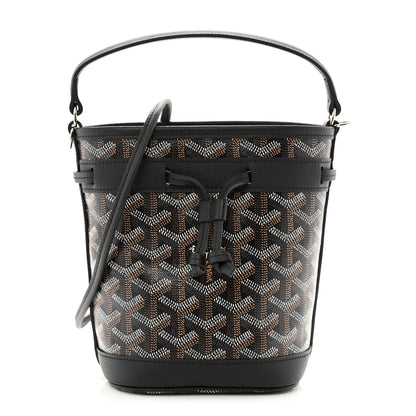 Goyard Goyardine Petit Flot Mini Bucket Bag Black 1 of 9