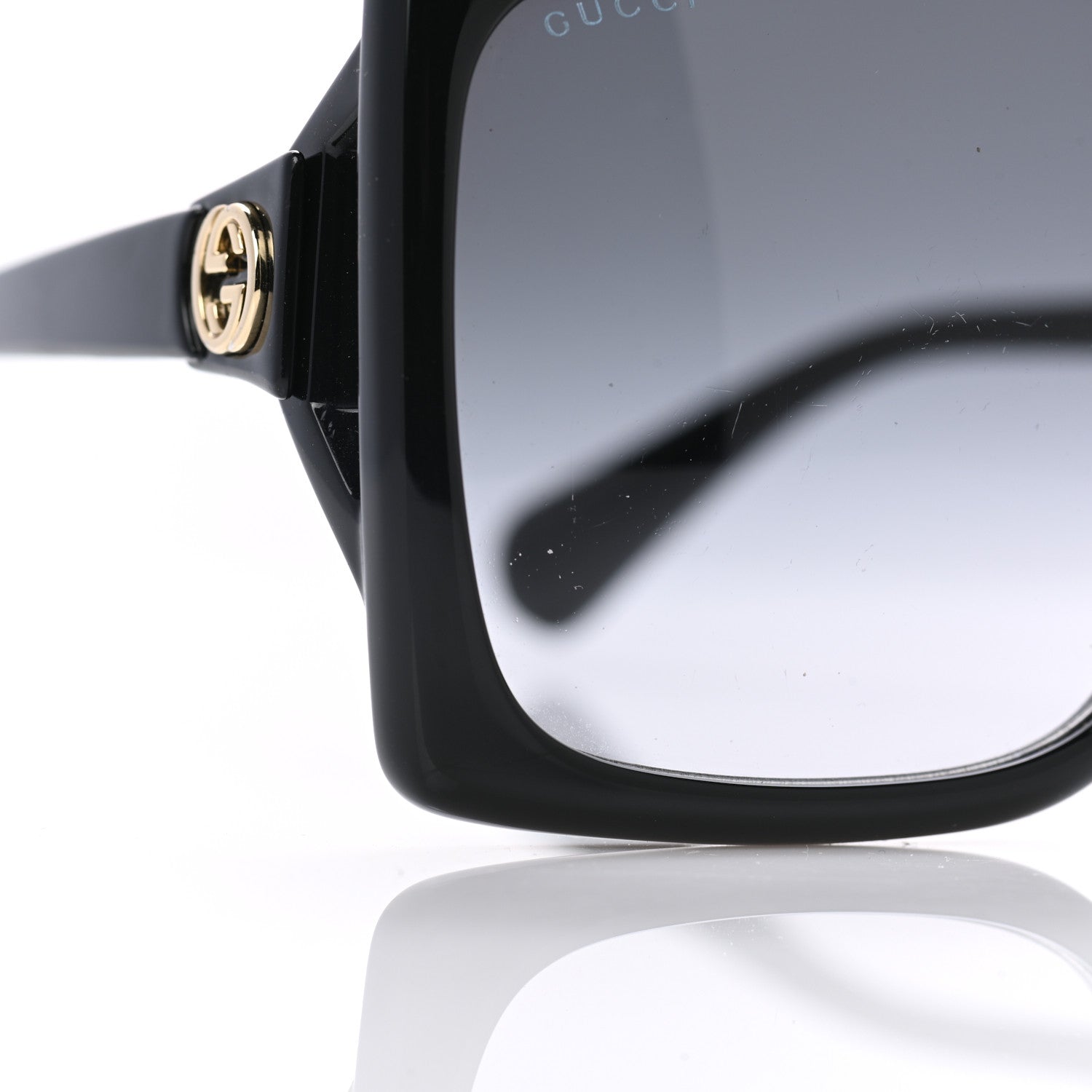 Gucci Acetate Square Frame Sunglasses GG0876S Black 8 of 10