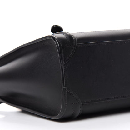 Celine Smooth Calfskin Nano Luggage Black 7 of 11