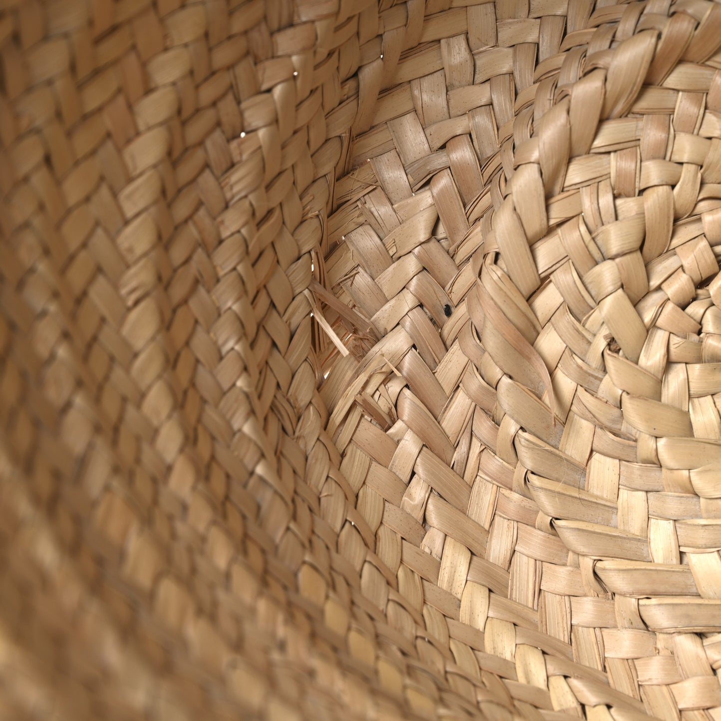 Raffia Basket Tote Bag Natural Tan