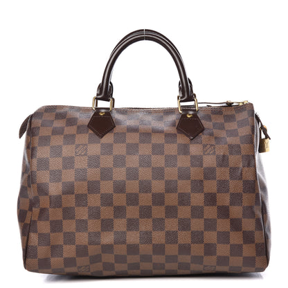 Louis Vuitton Damier Ebene Speedy 30 1 of 10
