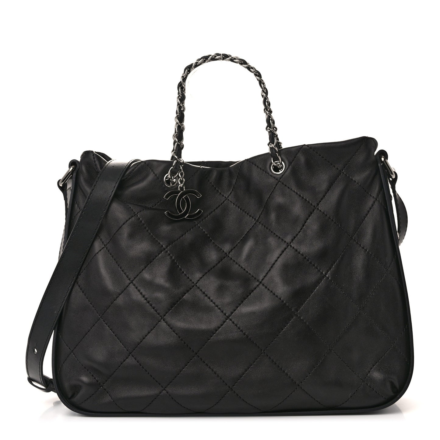Lambskin Ultimate Soft Hobo  Black