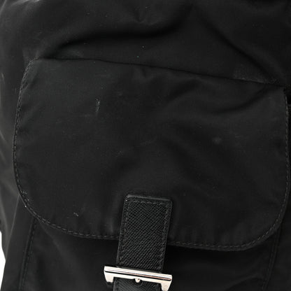 Prada Tessuto Nylon Saffiano Medium Backpack Black 12 of 12