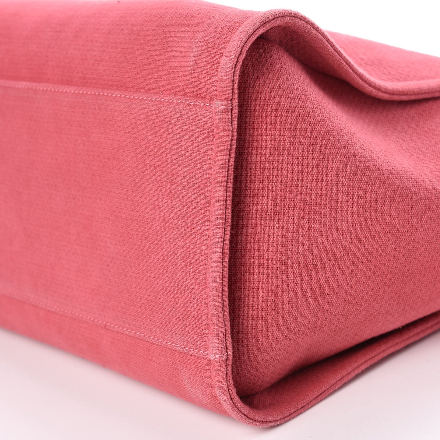 Canvas Large Deauville Tote Red