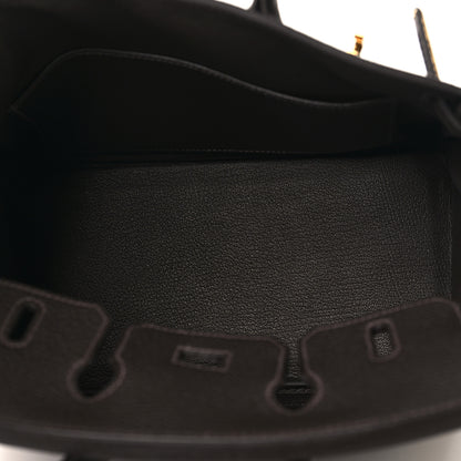 Hermes Togo Birkin 25 Bai Brun 4 of 11