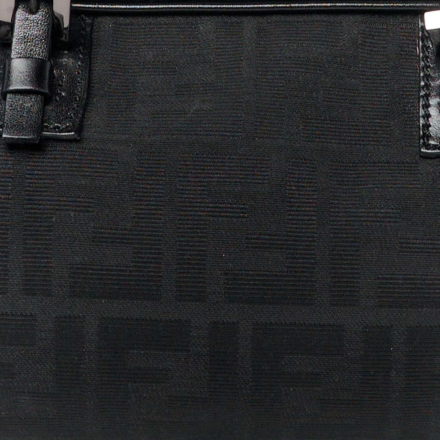 Fendi Zucca Zip Top Tote Black 8 of 10