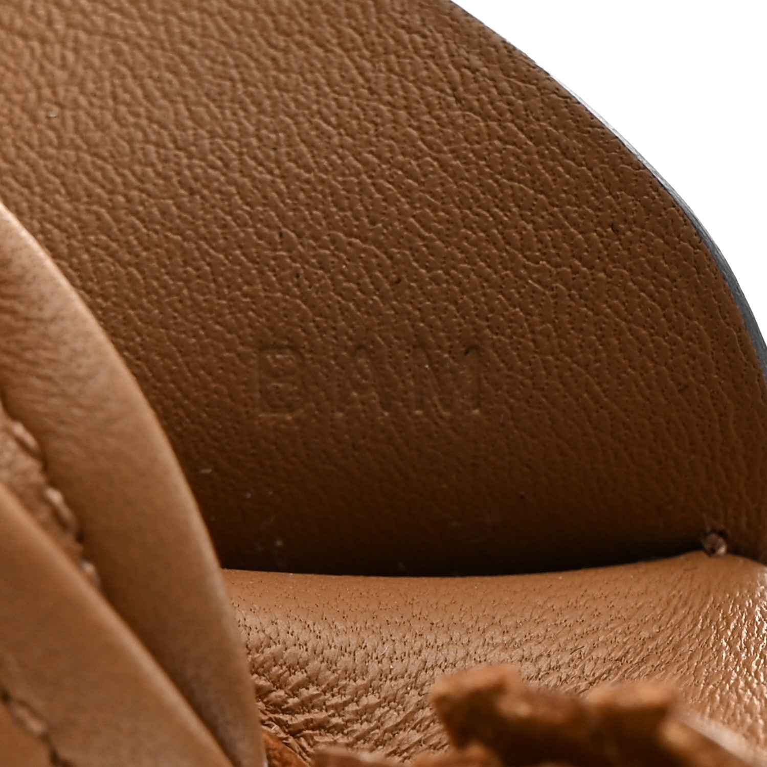 Hermes Milo Lambskin Matte Alligator Touch Grigri Rodeo Pegase Horse Bag Charm PM Chai 4 of 5