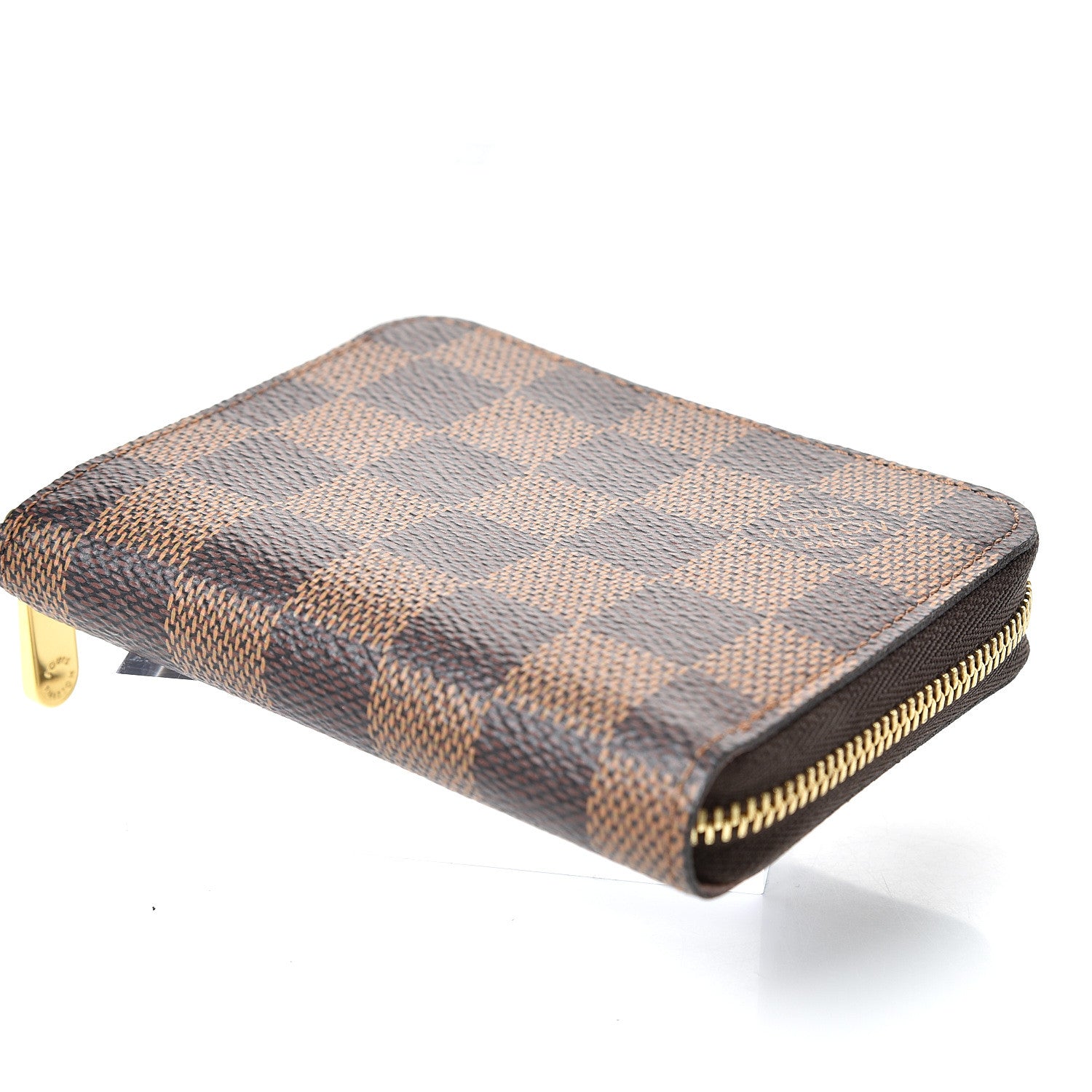 Louis Vuitton Damier Ebene Zippy Coin Purse Rose Ballerine 9 of 10