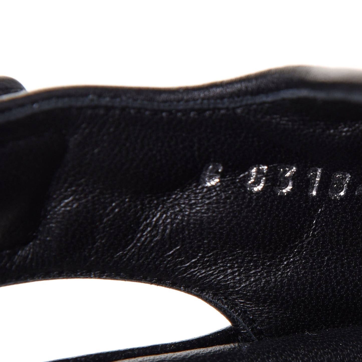 Lambskin Quilted Velcro Dad Sandals 39 So Black