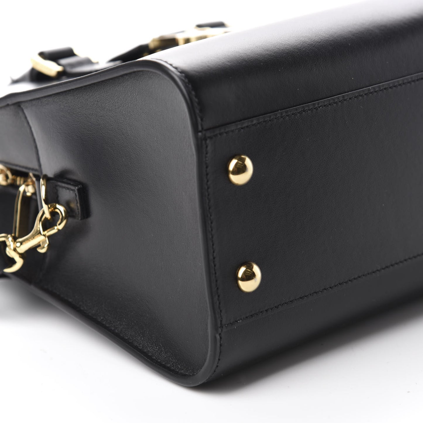 Calfskin Monogram Baby Cabas Black