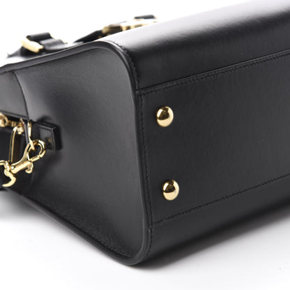 Saint Laurent Calfskin Monogram Baby Cabas Black 5 of 9