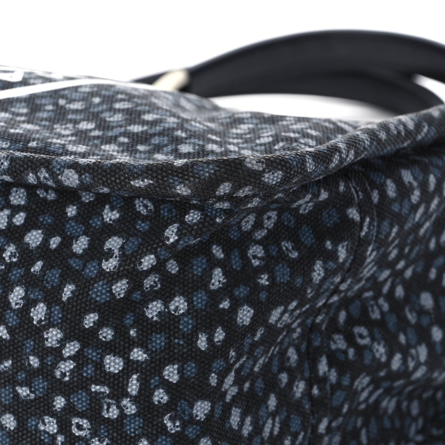 Canvas Floral Print Signet Tote Bag Blue Mirage Multicolor