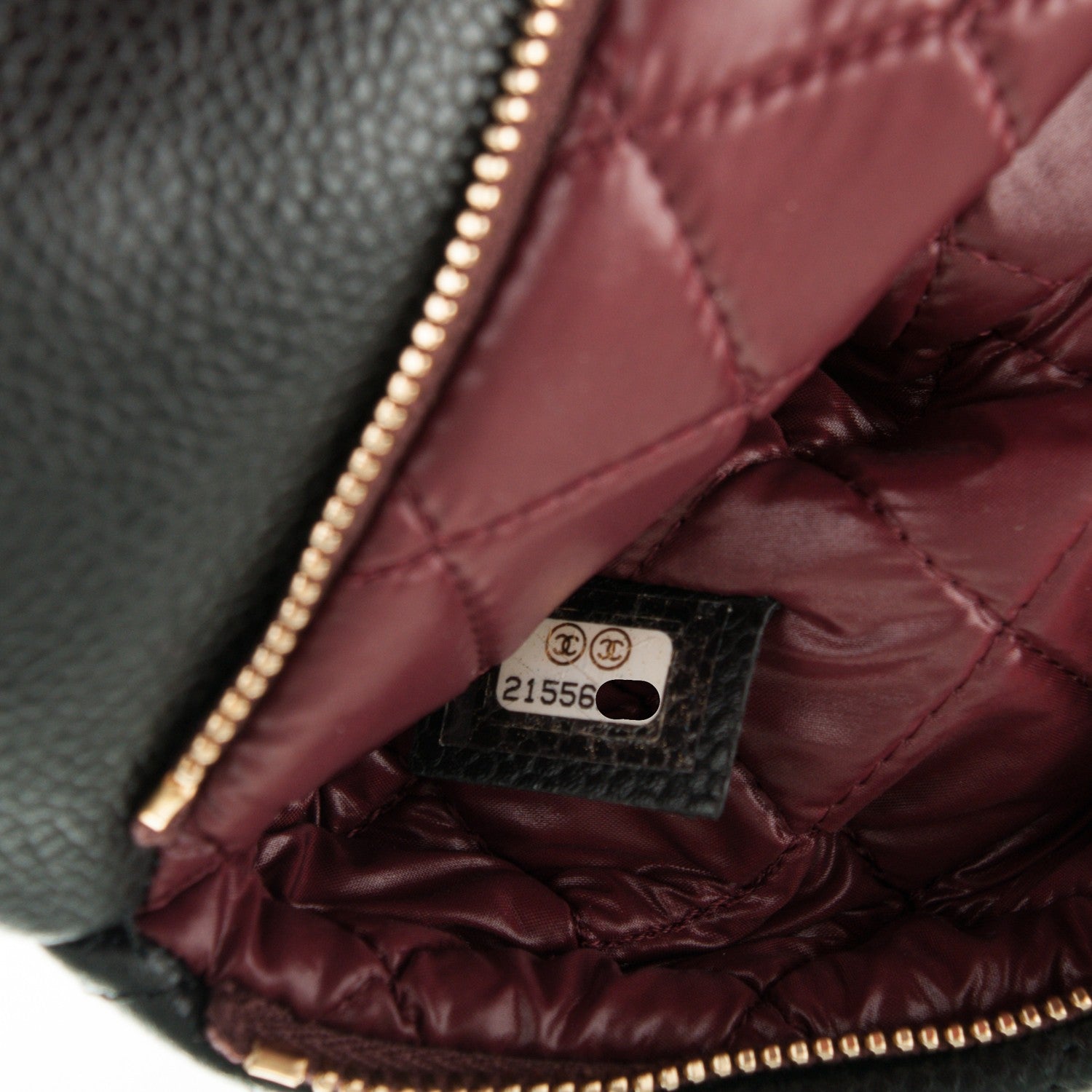 Chanel Caviar Quilted CC Beauty Clutch Black 8 of 8