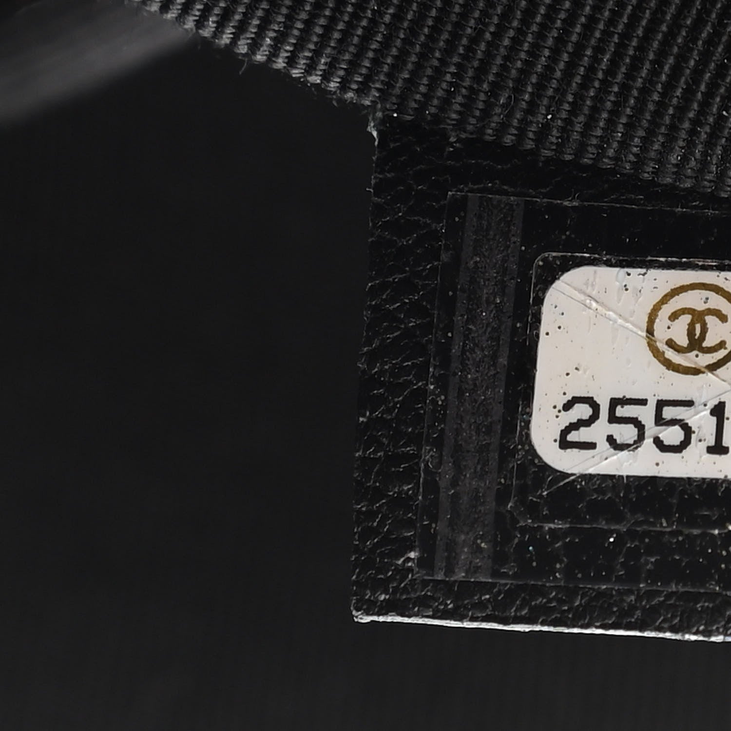 Chanel Goatskin Quilted CC Box Pouch Black 7 of 9