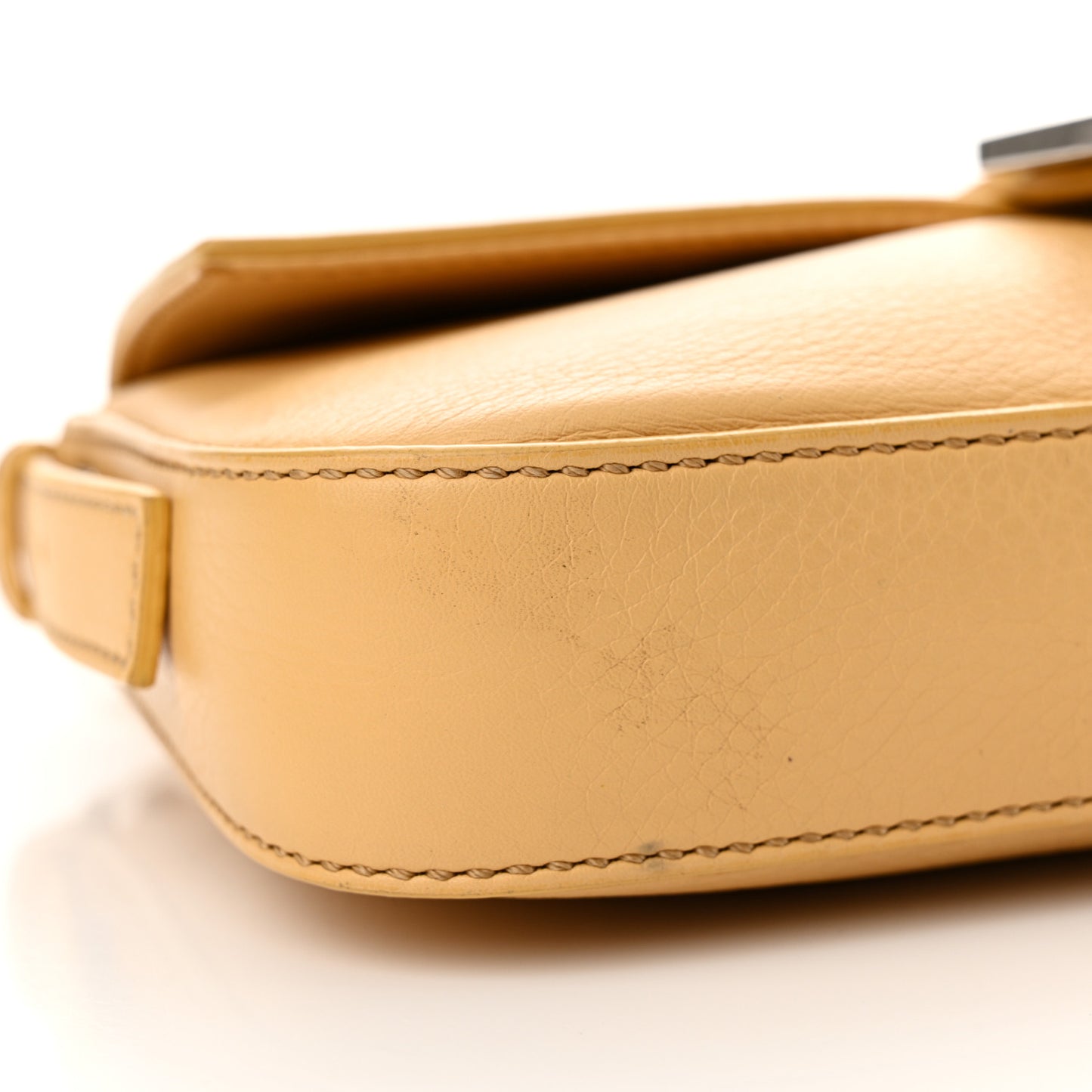 Vitello Enamel Interchangeable Strap Baguette Giallo Alchemy