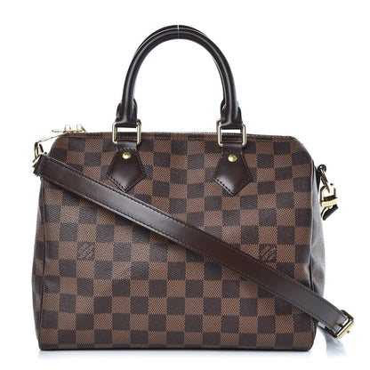 Louis Vuitton Damier Ebene Speedy Bandouliere 25 1 of 10