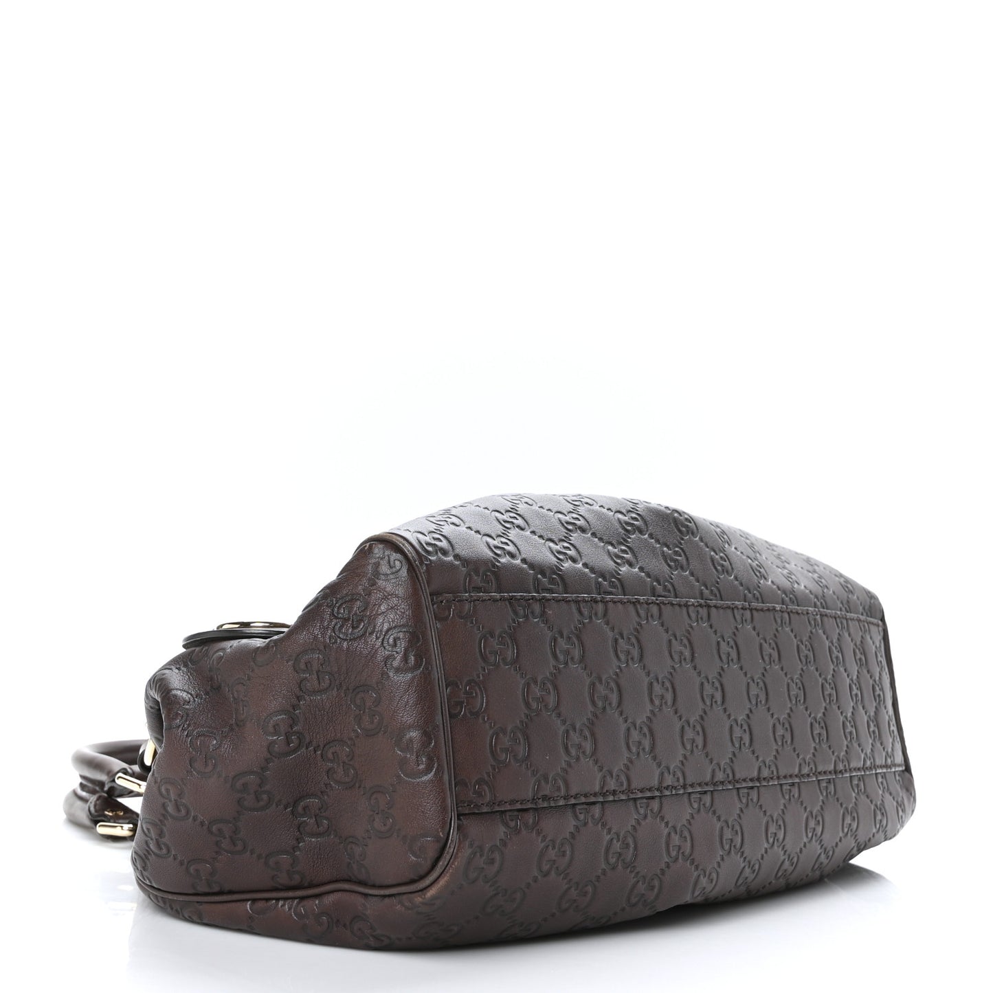 Guccissima Medium Sukey Tote Chocolate
