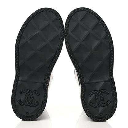 Chanel Caoutchouk CC High Boots 39 Black 5 of 7