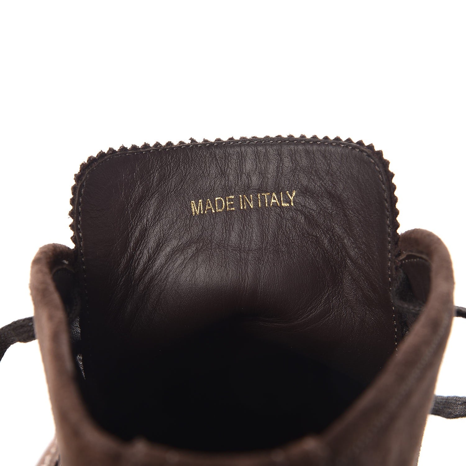 Louis Vuitton Mens Suede Brogues Ankle Boots 9 Brown 10 of 11