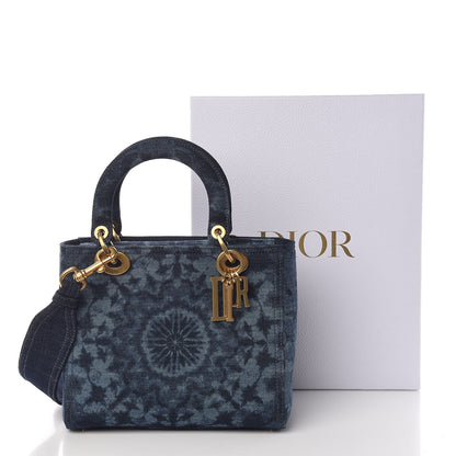 Christian Dior Denim Medium KaleiDiorscopic Lady Dior Blue 10 of 10