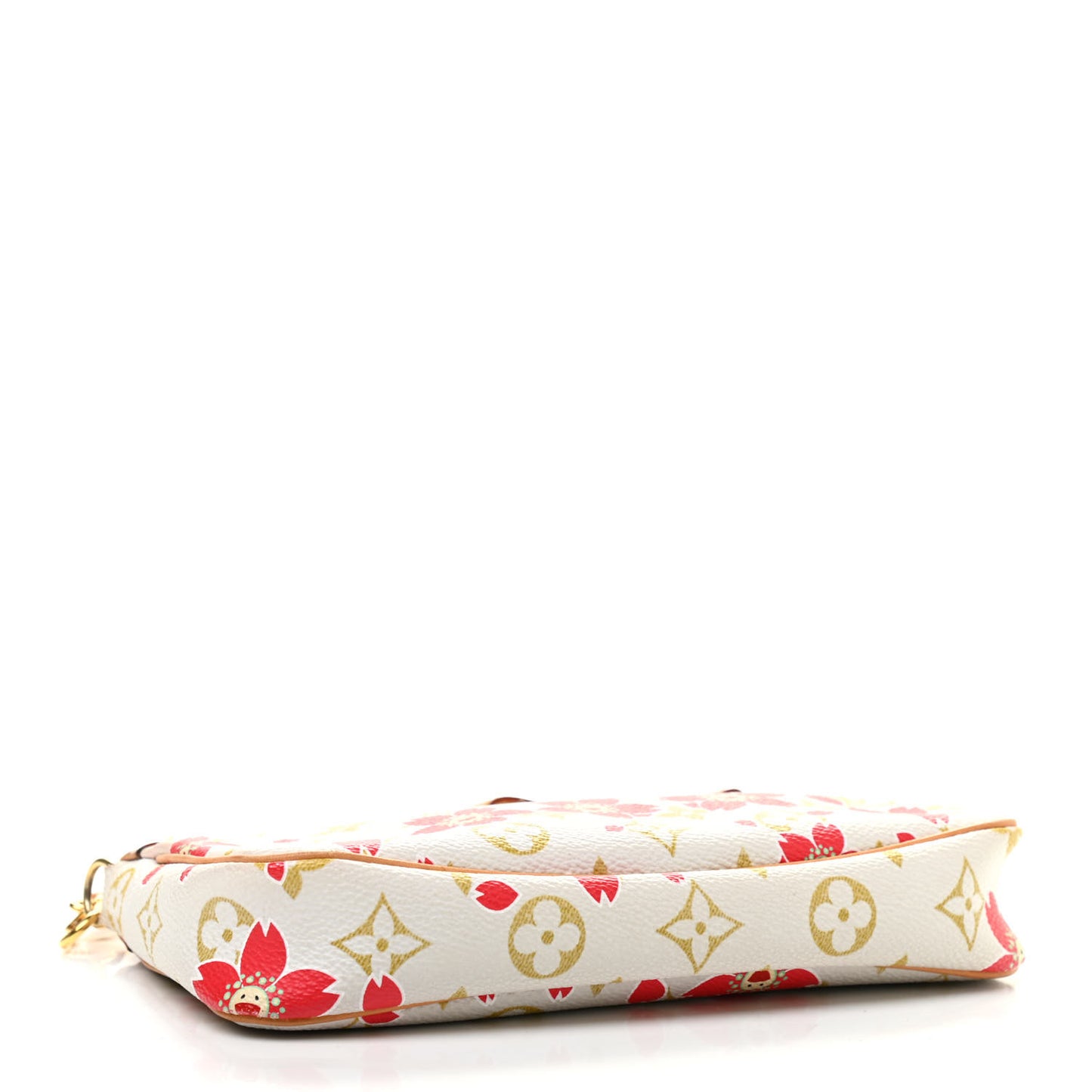Monogram Cherry Blossom Pochette Accessories Red