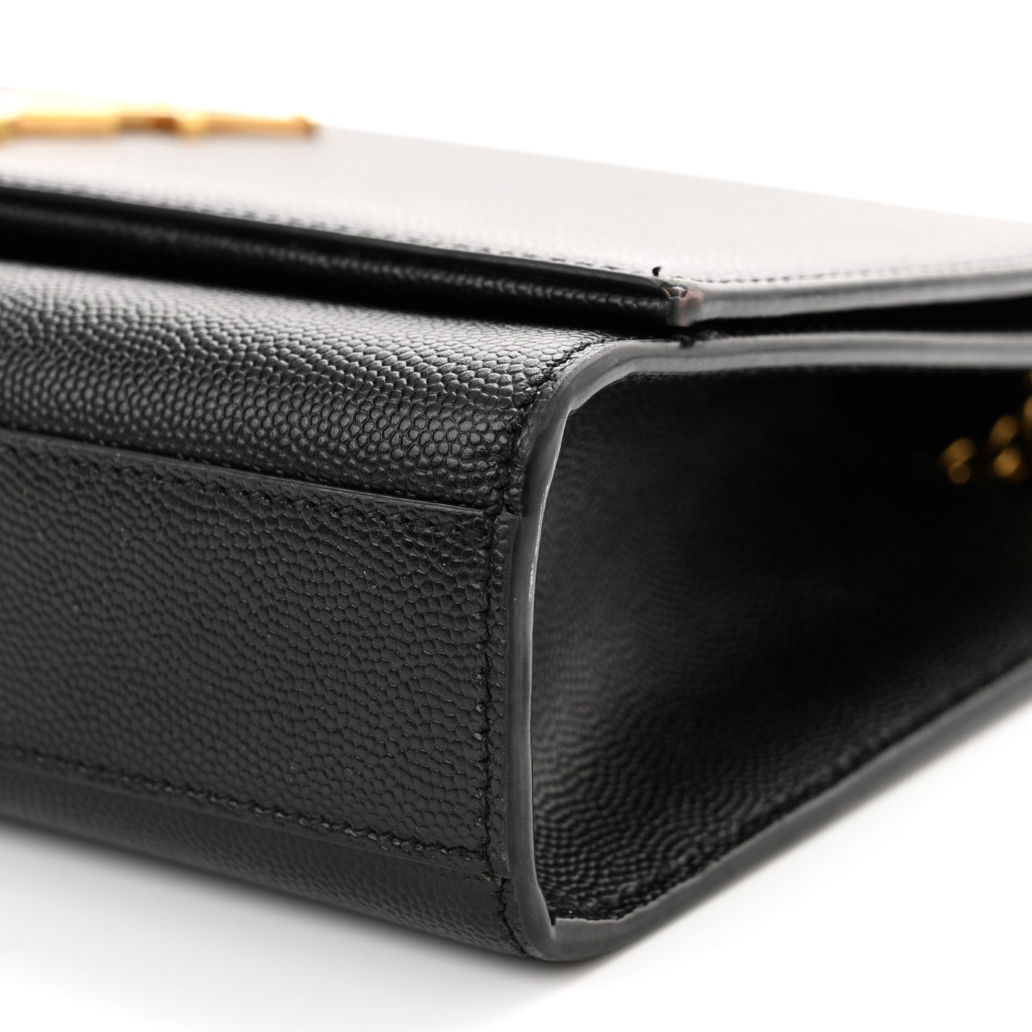 Grain De Poudre Classic Monogram Kate Tassel Chain Wallet Black