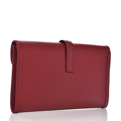 Hermes Swift Jige Elan 29 Clutch Rouge Grenat 3 of 7