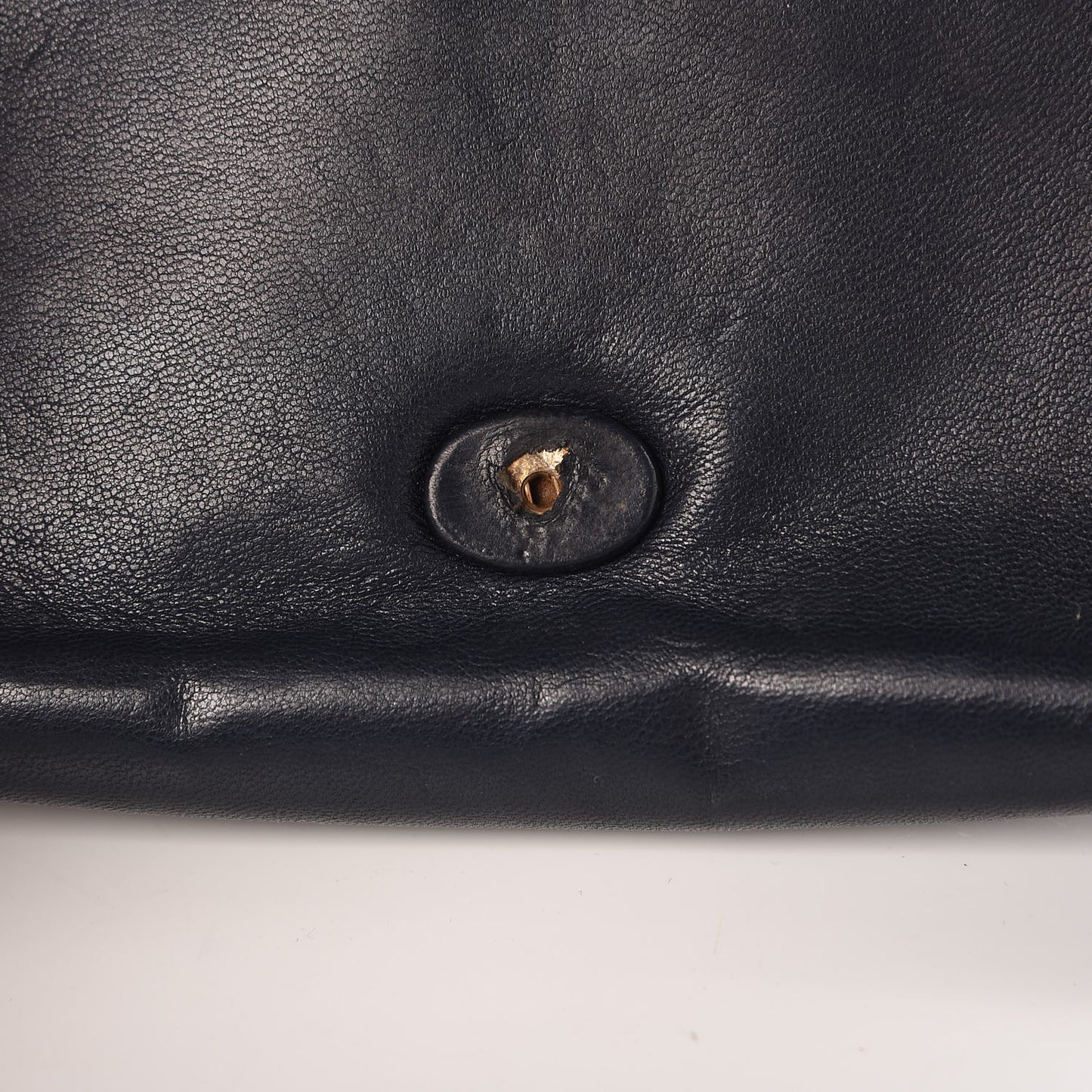 Lambskin Quilted Flap Black