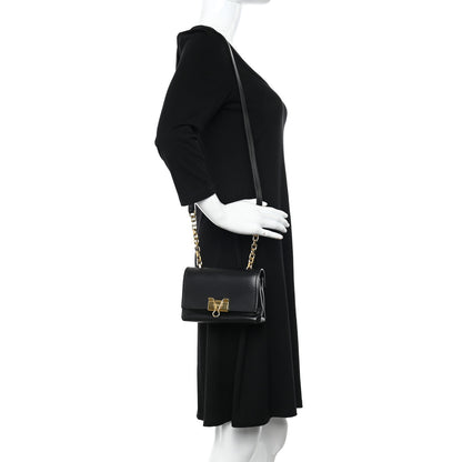 Off-White Calfskin Small Binder Clip Crossbody Black 2 of 10