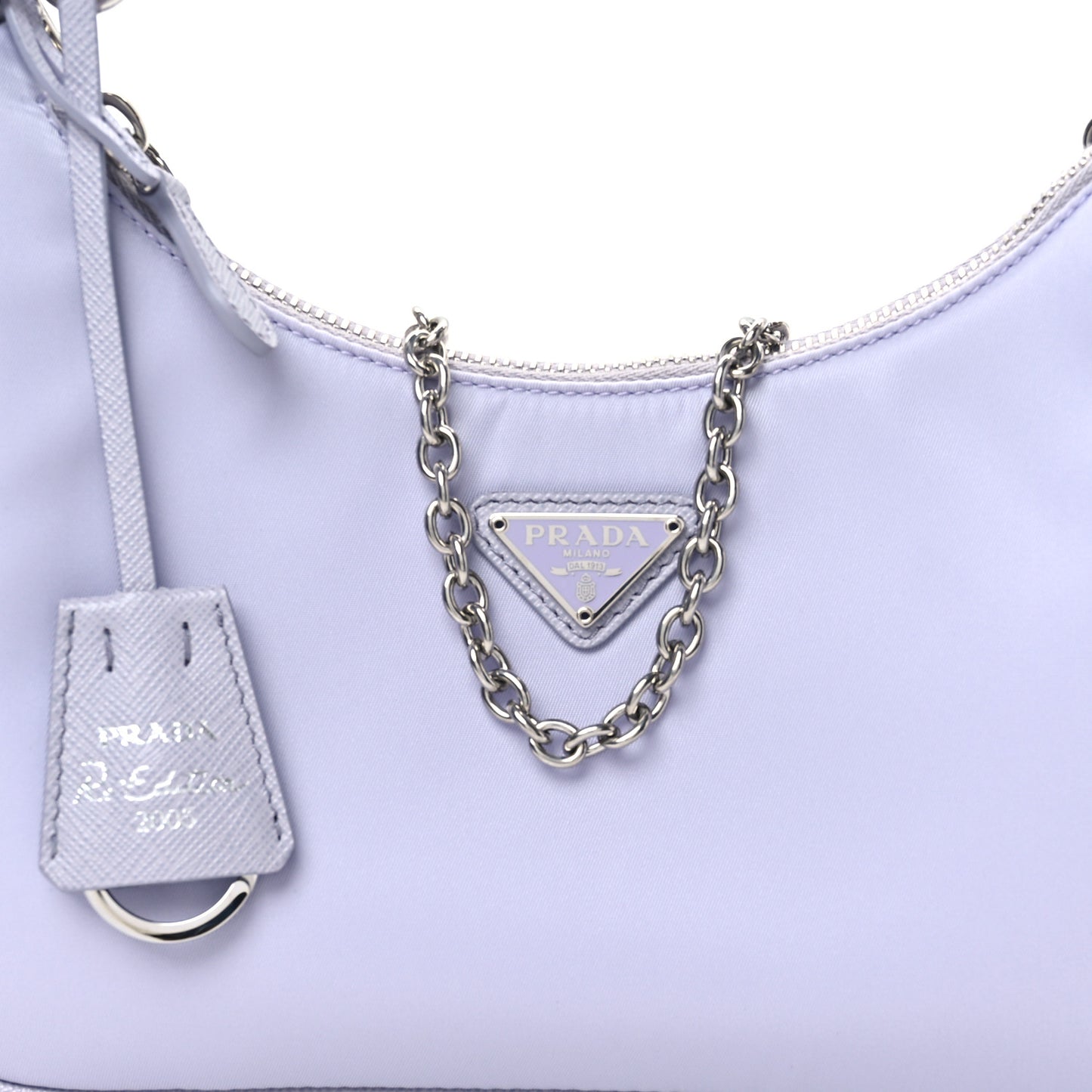 Re-Nylon Saffiano Re-Edition 2005 Shoulder Bag Glicine