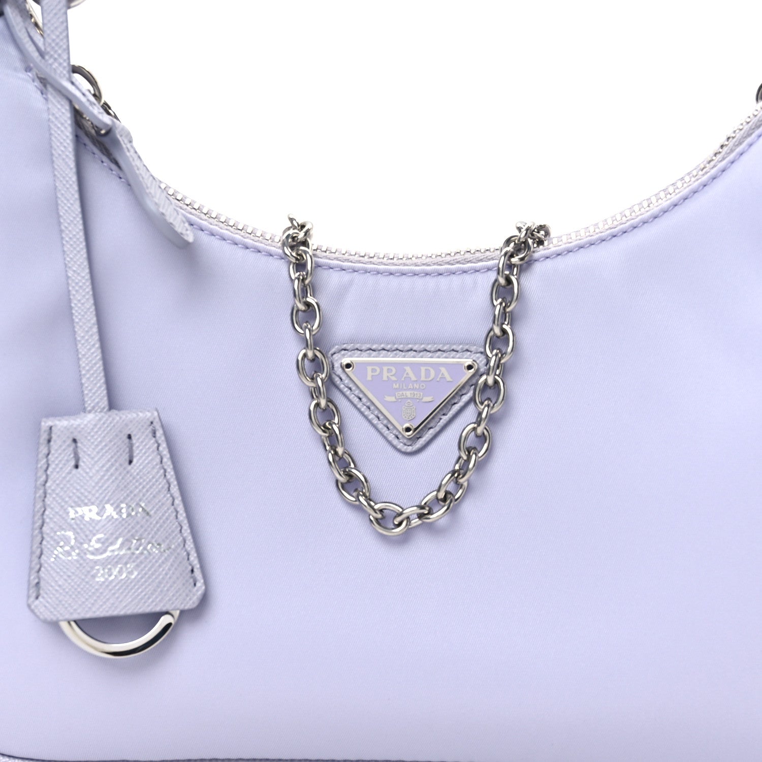 Prada Re-Nylon Saffiano Re-Edition 2005 Shoulder Bag Glicine 8 of 10