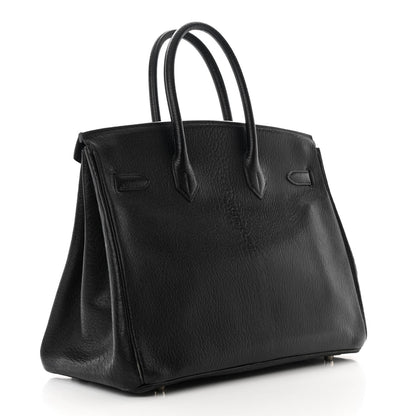 Hermes Chevre de Coromandel Birkin 35 Black 3 of 18