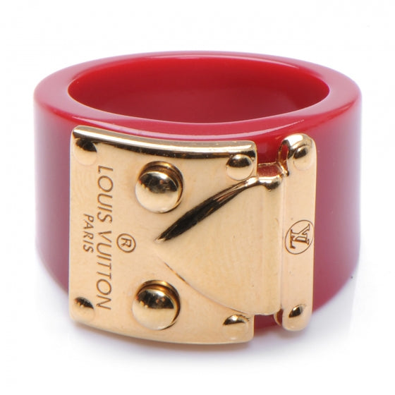 Louis Vuitton Lock Me Ring 8 L Pomme D'Amour 1 of 4