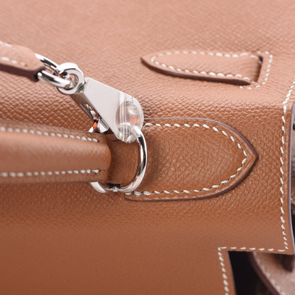 Hermes Epsom Kelly Sellier 28 Gold 10 of 37