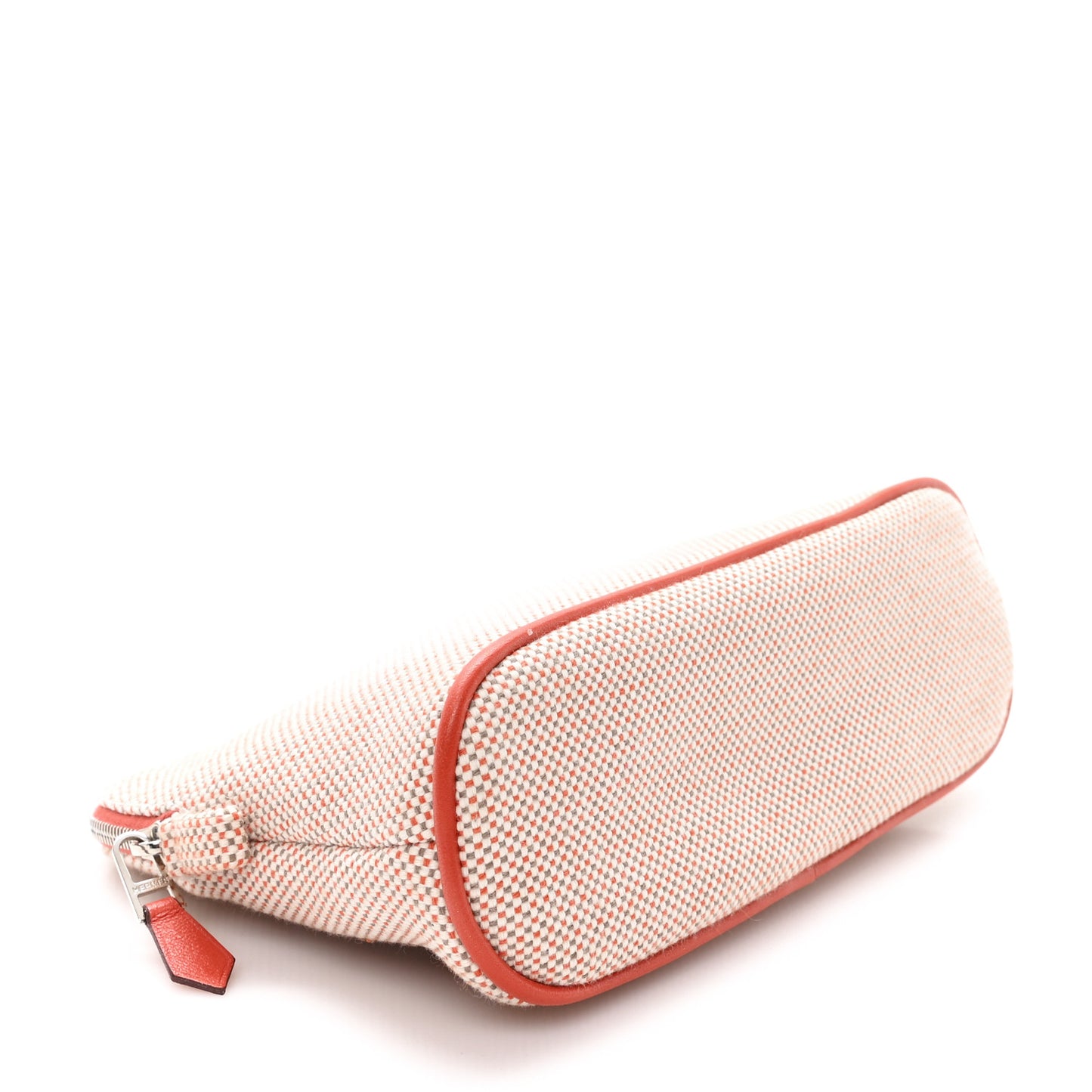 Cotton Canvas Crazy H Mini Bolide Case Orange Ficelle