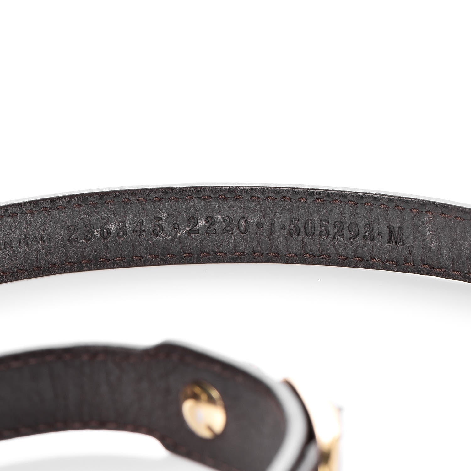 Balenciaga Agneau Giant Gold Triple Tour M Bracelet Cigare Fonce 7 of 8