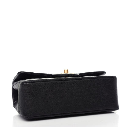 Chanel Caviar Quilted Mini Top Handle Rectangular Flap Black 4 of 10