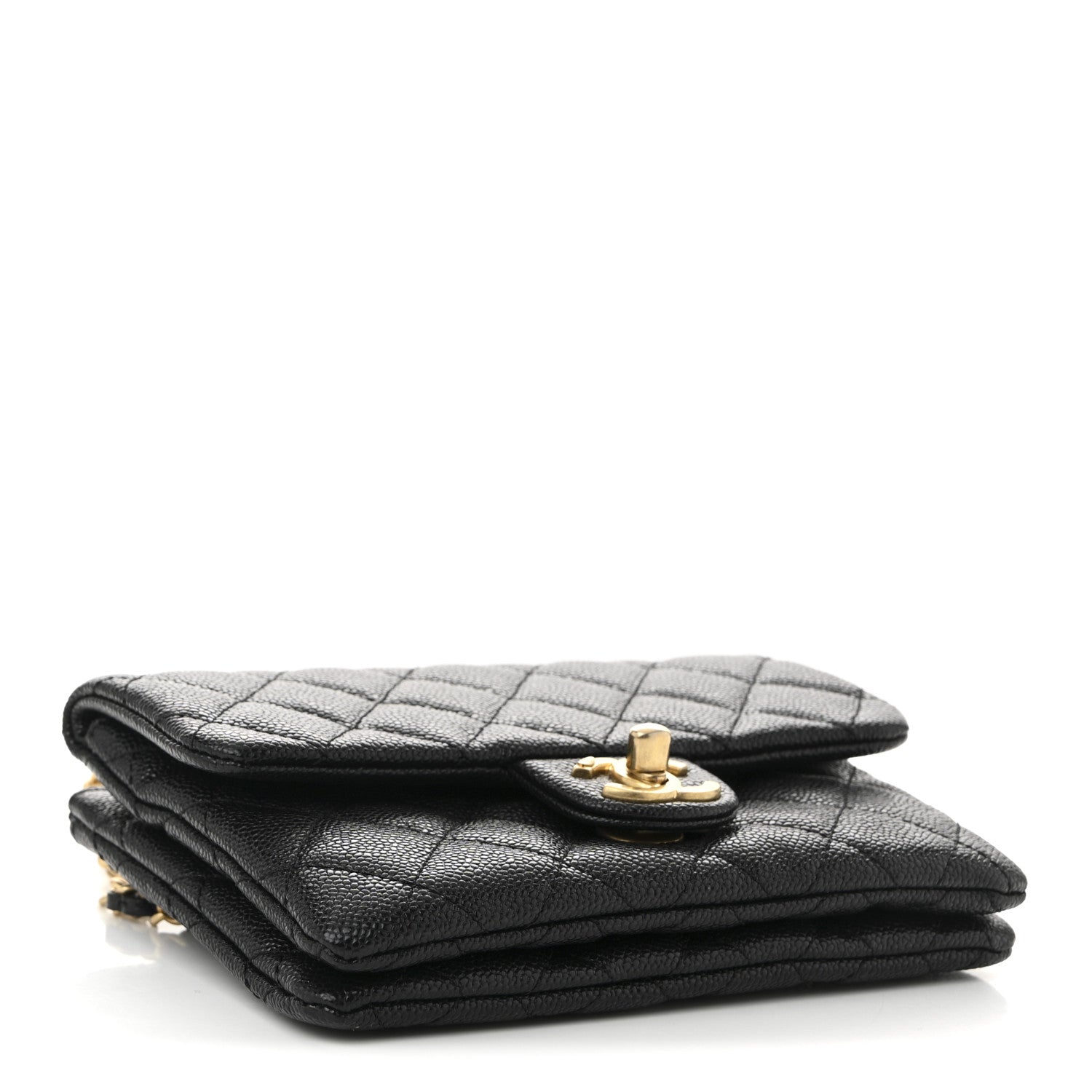Chanel Shiny Caviar Pick Me Up Flap Belt Bag Black 3 of 10