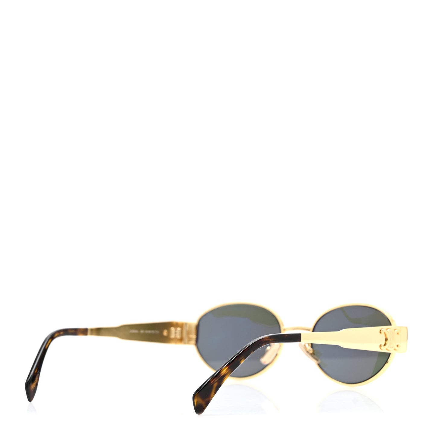Metal Triomphe 01 Sunglasses CL40235U Gold Green
