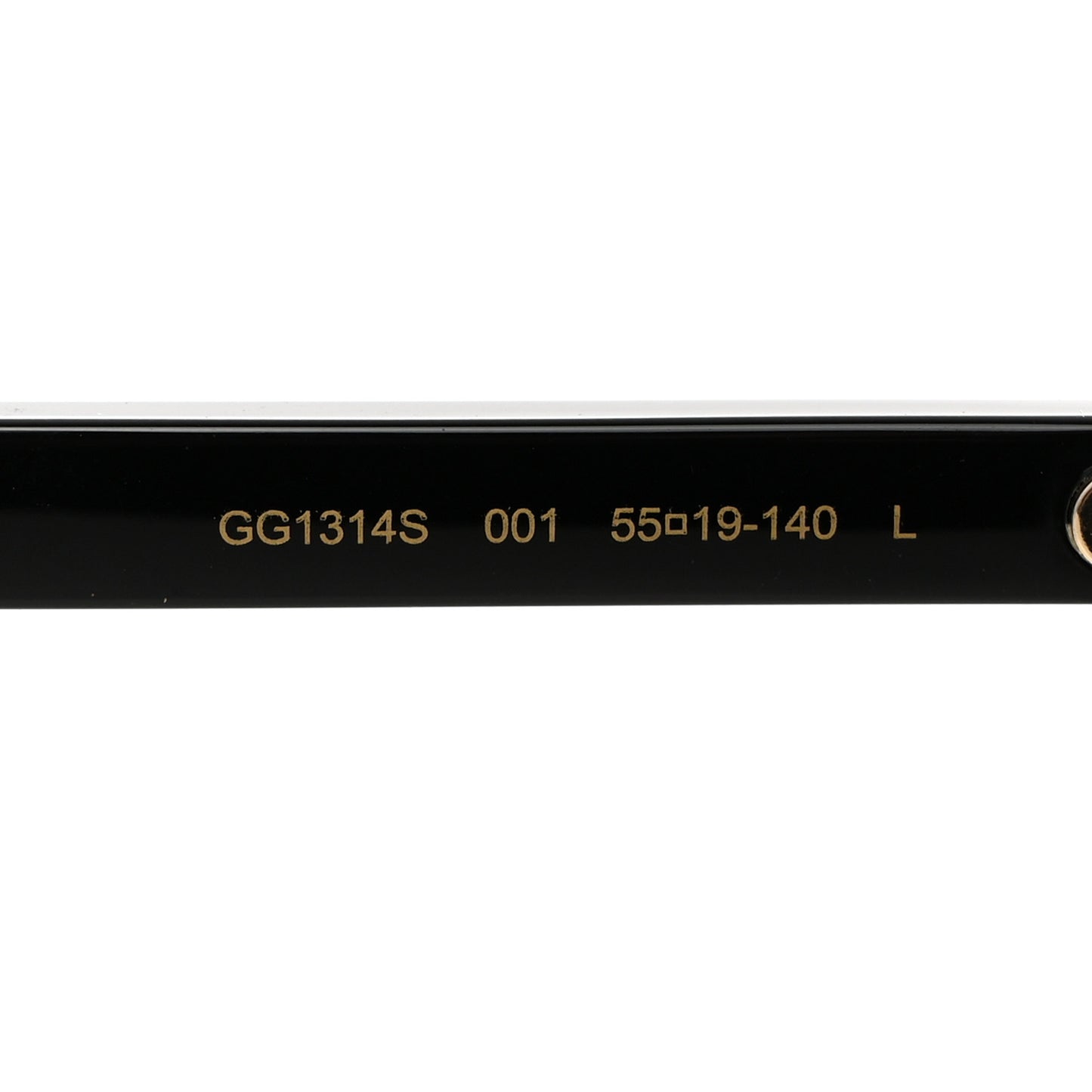 Acetate Square Frame Sunglasses GG1314S Black