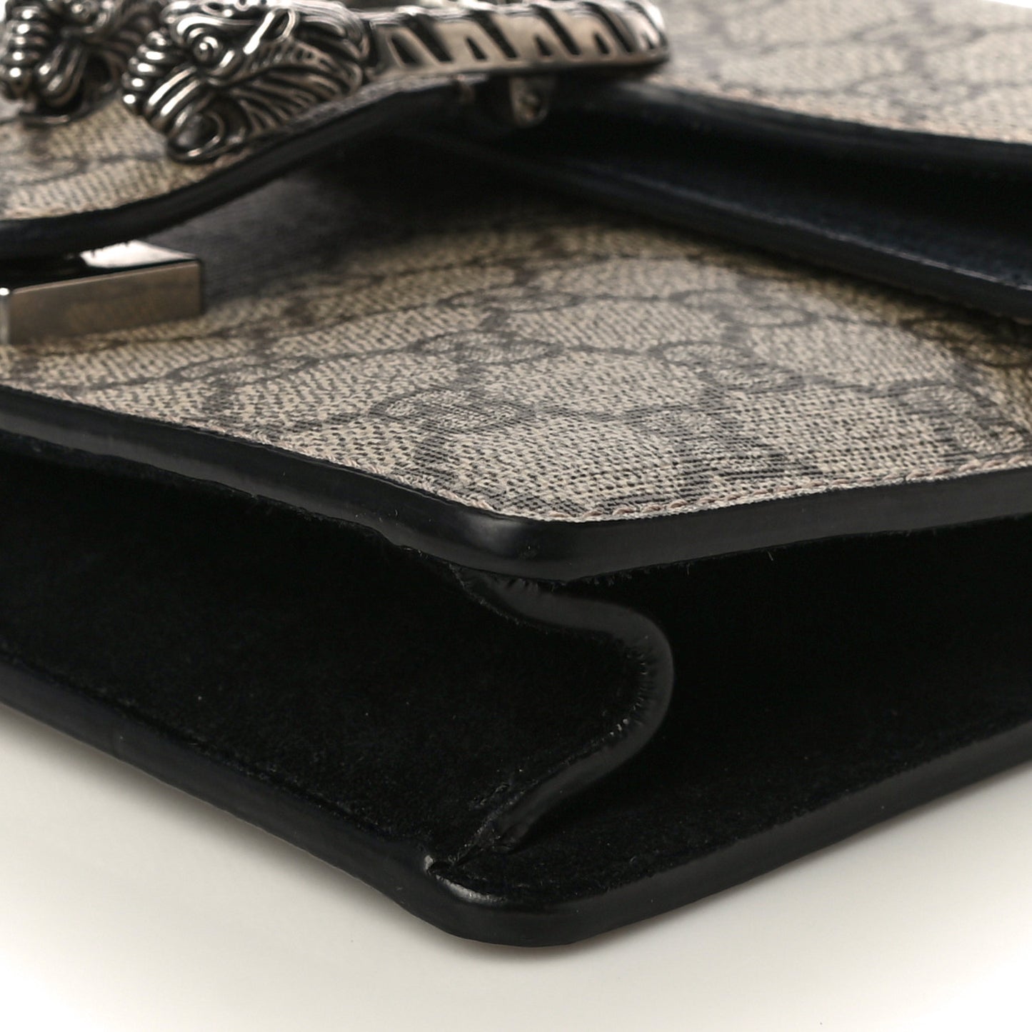 GG Supreme Monogram Mini Dionysus Shoulder Bag Black