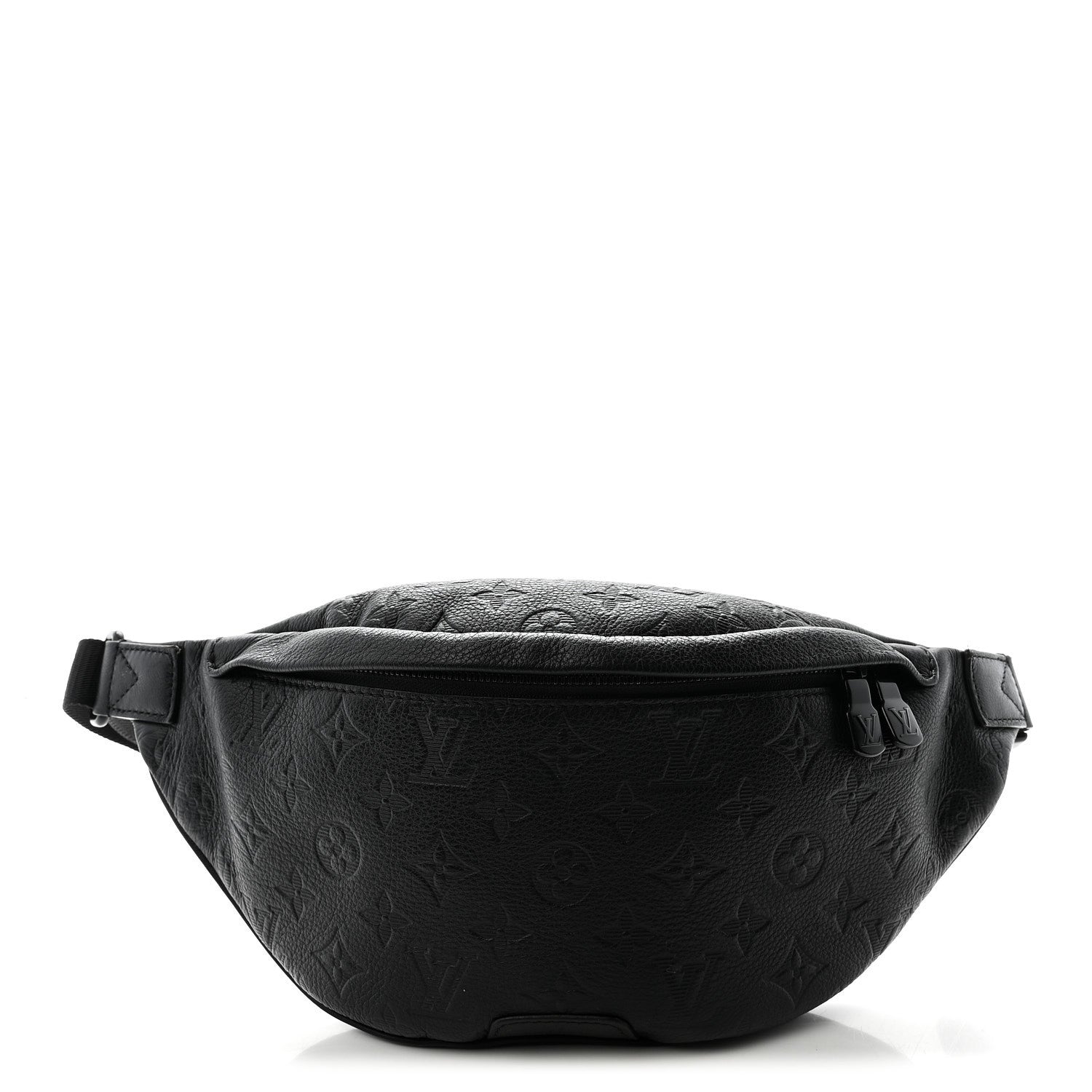 Louis Vuitton Calfskin Monogram Shadow Discovery Bumbag Black 1 of 10
