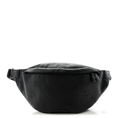 Louis Vuitton Calfskin Monogram Shadow Discovery Bumbag Black 1 of 10
