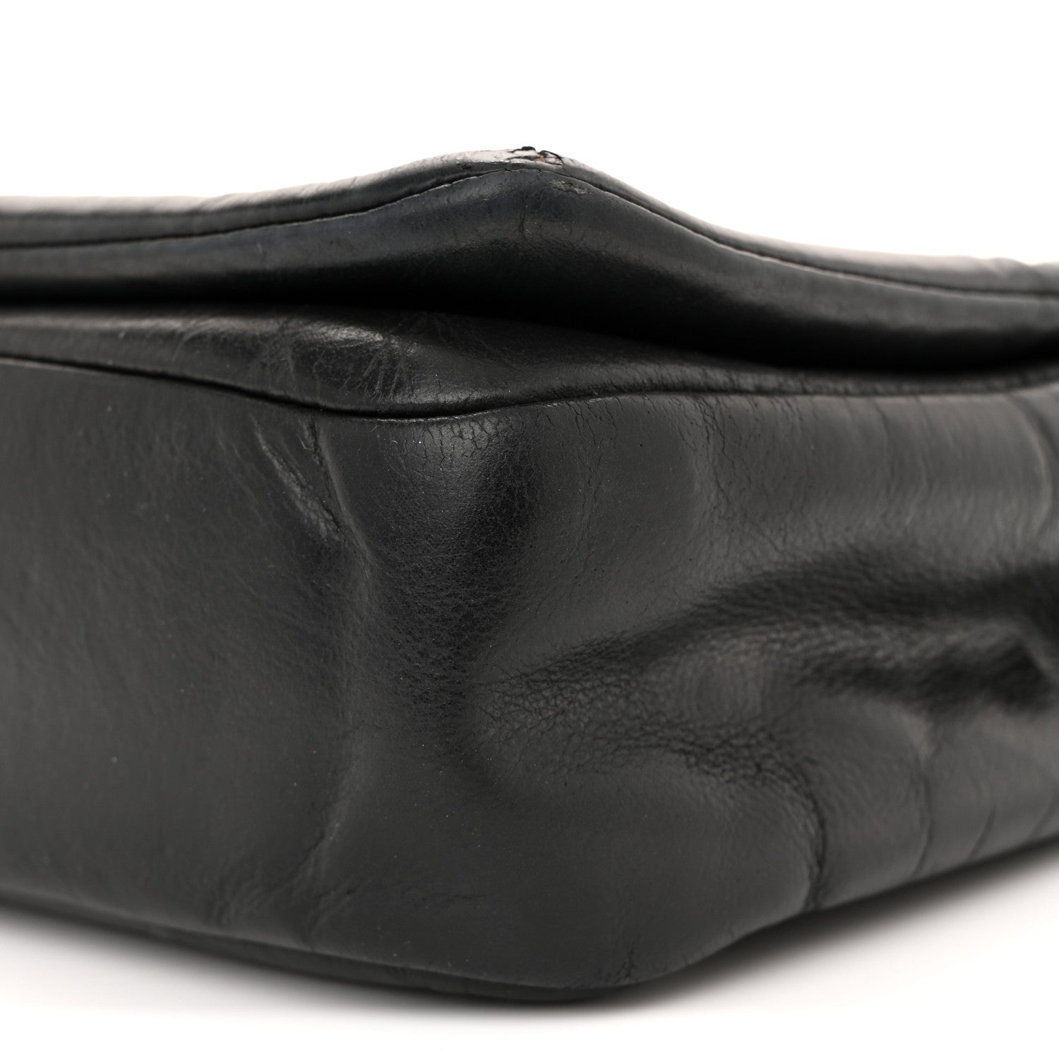Chanel Calfskin Diamond Embossed New Chic Flap Black 10 of 13