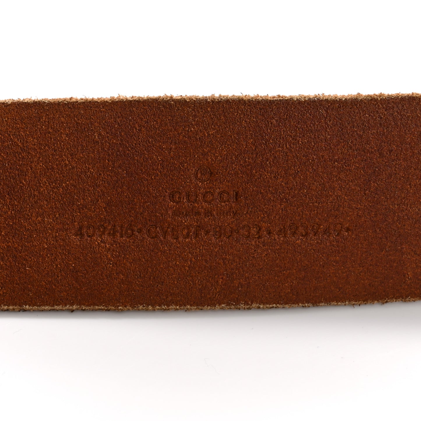 Faded Calfskin Double G 40mm Belt 80 32 Cuir
